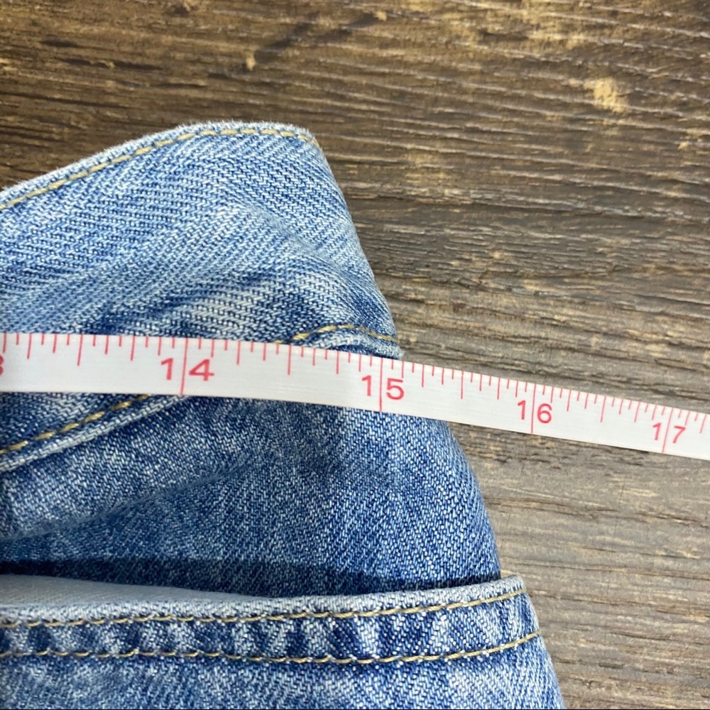 Nautica Vintage 1990s High waist Denim Jean Skirt - Picture 5 of 10